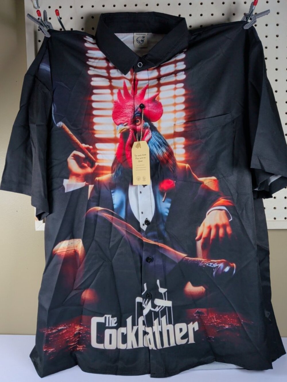 hardaddy XXL the cockfather button down collared shirt